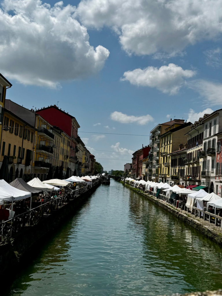 the navigli canal in milan